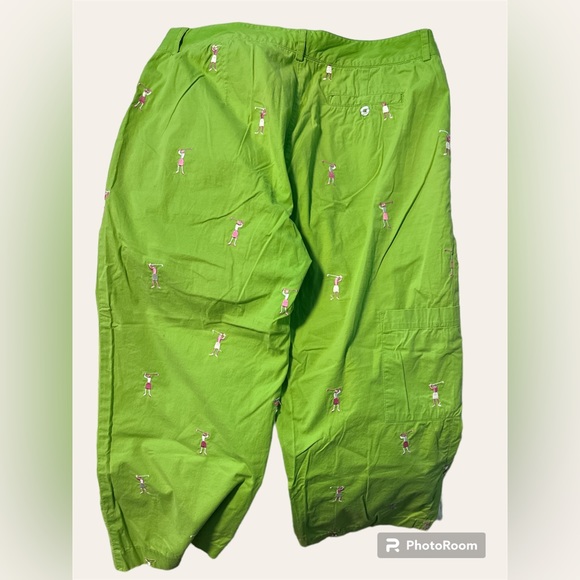 Lilly Pulitzer Embroidered Golf Capri Pant - Picture 4 of 5